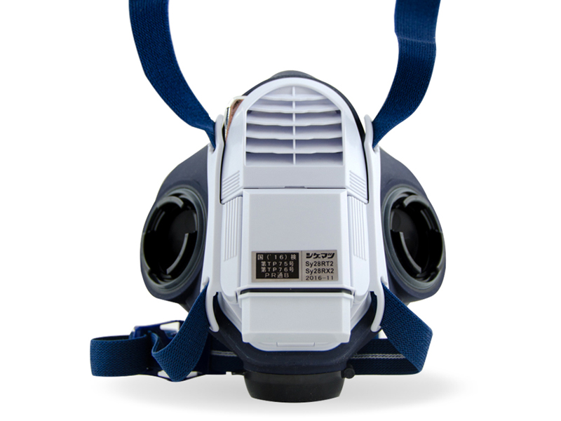 SHIGEMATSU重松制作所SY28R電動呼吸防粉塵面具送風(fēng)工業(yè)油霧粉塵(圖2)